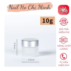 [GIÁ TỐT] Hũ Đựng Lưu Huỳnh Đắp Bột Móng - Dụng Cụ Chuyên Dụng Ngành Nail