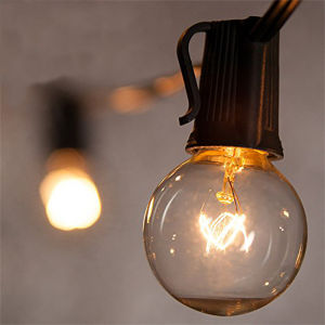 【COD and Warranty】Tungsten String Light Party Wedding Holiday Hotel Home Indoor Outdoor Garden Light Warm White 25FT 25Bulbs LED