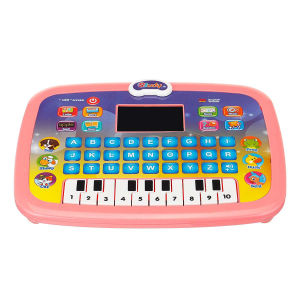 Ezylittles Kid Education Learning Laptop with LED Screen Tablet Computer Toys Alphabet Keyboard Songs Piano Toy Tablet Mainan Bayi