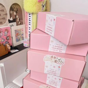 1/5pcs Macaron Pure Color Aircraft Box Birthday Gift Box Festive Gift Box Stationery Storage Box