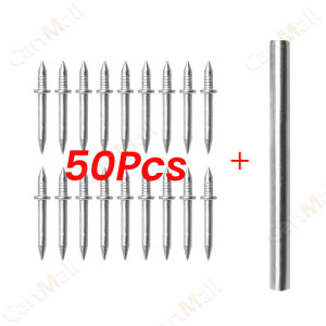 50/100Pcs Double Headed Nail for Seamless Wood Paneling Non-marking Nails Skirting Line Fixator