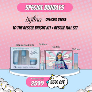 Byfina Essentials Kit + Eye Sheet Mask + Eye Serum + Lip Serum Set | Full Repair & Glow