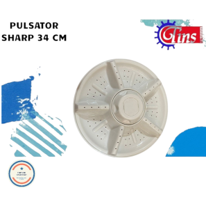 PULSATOR MESIN CUCI DUA TABUNG SHARP DIAMETER 34 CM 10Z BAHAN PLASTIK
