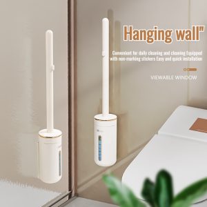 Disposable Toilet Brush Set Dead End Cleaning Stain Removal