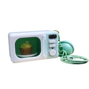 Press Button Activated Talking Oven Phone Strap For Children Educational Toy With Opening Door Design And Warm Glowing