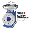 10kg Commercial Spring Weighing Scale Food Balance Scale Timbang Penimbang Berat Ikan Daging Barang Sayur Kitchen Scale. 