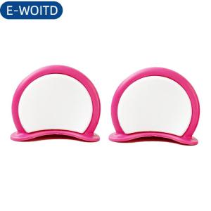 E-WOITD 2pcs đầy màu sắc xe máy Mũ bảo hiểm Gấu tai trang trí nội thất phổ quát xe máy xe đạp xe phong cách trang trí Mũ bảo hiểm Dán Phụ Kiện