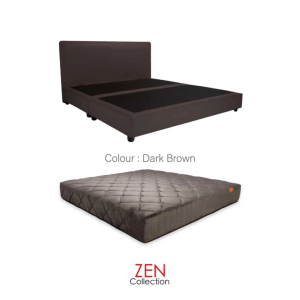 ZEN Collection ซื้อคู่คุ้มกว่า ฐานเตียง+ที่นอน 6 ฟุต 5 ฟุต 3.5 ฟุต รุ่น NEW YORK จับคู่ ที่นอนยางพารา SUPREME