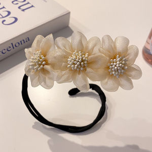 [YAN K] Korean Style Hair Bun Maker Elegant Flower Hair Clip To Twist Hairpin Tool for Women Ponytail Band Hairstyle Donut Hair Accessories