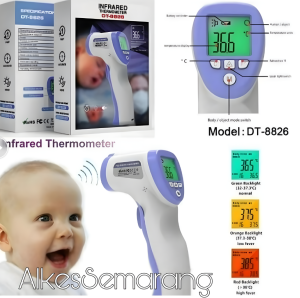 Thermogun Infrared DT 8826 Termometer Elektronik Dengan Laser Free Baterai