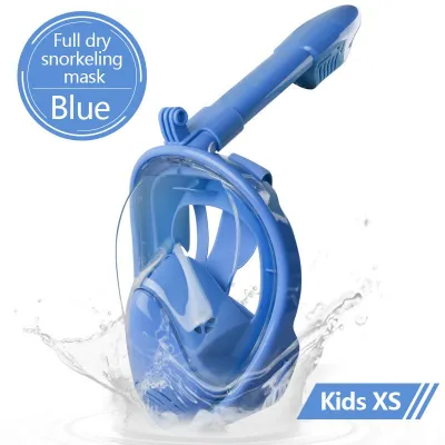 Professional Full Face Diving Mask Set Snorkeling Mask Swimming Mask Diving Goggles Anti Leak Anti Fog Easy Breathe for Adults Kids