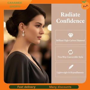 ❣️❣️❣️ Women’s Sparkling Zircon Earrings Luxury Gemstone Fashion Jewelry for Bridal Wedding and Party Looks
