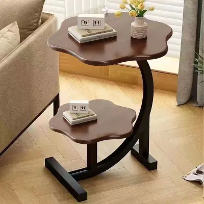 โต๊ะกาแฟ โต๊ะกลมเล็ก โต๊ะข้างเตียง รับน้ำหนักได้ 100kg Side Table โต๊ะข้างโซฟา