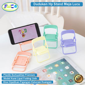 Stand Holder Hp Model Bangku Lipat Dudukan Hp Per 2pcs Macaron Kuat Kokoh Unik Lucu Pajangan Dekorasi