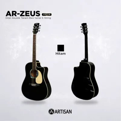 ARTISAN Gitar Akustik Tanam Besi ( AR - ZEUS Prime ) Senar 6 String