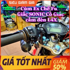 [HCM] Cùm Ex150 Mod Cho Raider Satria Sonic Có Giắc Cắm Đèn Trợ Sáng Và Passing.NB Racing Shop