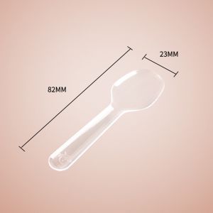 50pcs Disposable Plastic Mousse Cup 2oz Square Clear Dessert Cups for Jelly Mousse Ice Cream