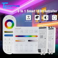 5 ใน 1 WIFI รีโมทคอนโทรล LED Linear Light Control Box ตัวควบคุมแสงแถบ รีโมทคอนโทรล RGB Linear Light Control Box. 