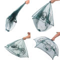 Lồng Bát Quái Tự Bung Dạng Ô Dù Khung Thép Carbon Chống Gỉ Lưới 3 Lớp Bẫy Tôm Cá Cua Lươn Nhiều Cửa Tặng Mồi Chemeng Store. 