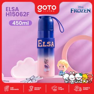 Goto Uni x Elsa Bottle Minum Anak Perempuan Botol Air Sekolah BPA Free