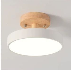 YHLAMP Ceiling Light Modern LED Ceiling Light Ultra Thin Lamp Wooden Lighting Fixture Surface Mount Living Room Home Decor Balcony Ceiling Lamp For Living Room Ceiling Lamp Modern Design LED Energy Saving Lamp Color Corridor