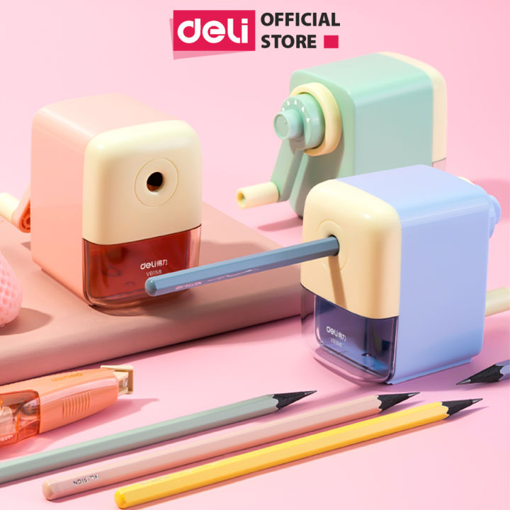 Gọt Chì Quay Tay, Chuốt Bút Chì Màu Pastel Deli Nhỏ Gọn Sắc Bén Tiện ...