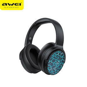 Awei A780 pro Wireless bluetooth RGB Headphone Running Bass bluetooth 5.3 Smart Noise Cancellation Stereo Sound Gaming support Wireless wired Foldable Headset With Mic Clear Call