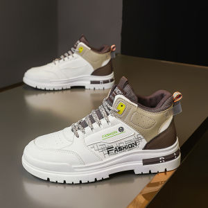 Sepatu Sneakers Import Pria Fasion GB High Top Kekinian Trendy Kasual BISA COD-Free Box