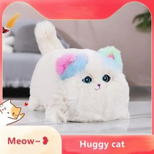 Simulation Electric Plush Toys Cute Cat Dog Interactive Kids Huggy Pets Speak Electronic Accompanied Toy Children Gifts Birthday2026