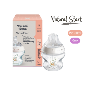 Bình sữa PP Hoạ Tiết Ty Siêu Mềm Tự Nhiên Tommee Tippee Natural Start 150ml260ml Cho Bé Từ Sơ Sinh
