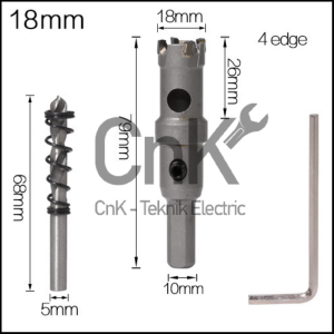MATA BOR HOLE SAW BOR BESI BAJA TEMBAGA MATA WIDIA 12 - 100 MM