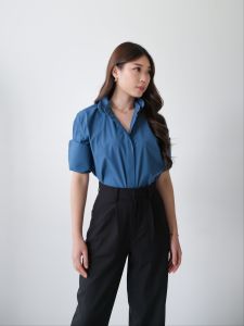 Kiyorawears - Shira Basic Shirt / Atasan Casual / Kemeja Formal Wanita / Basic Top / Atasan Kantor Kekinian / Blouse Office / Baju Atasan Wanita Terbaru / Korean Style
