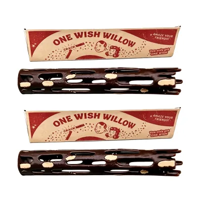 Bodhiwish Spiritual Healing Tokens 3d Printed Luck Talisman One Wish Willow Stick with Box – 3d Printed Breakable Luck Charm Spiritual Healing Snap Stick Romantic Wedding Gift Keepsake for Good Fortune