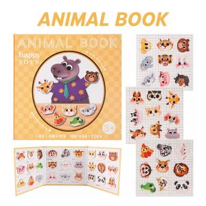 HAPPY TOYS Magnetic Book Shadow Matching Puzzle for Kids Early Learning by WISHLAND