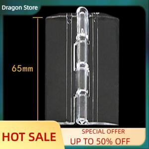 Dragon 10PCS Durable Clear Acrylic Folding Hinges Transparent Plexiglass Hinge 5 Sizes