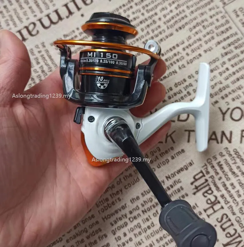 Best Cheap Metal Mini Fishing Reel Small Spinning Reels Sale Wholesale  Price Tiny Handle Bass Carp Trout Raft Boat Rod Gear