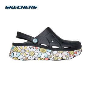 Skechers สเก็ตเชอร์ส รองเท้าผู้หญิง Women Foamies Max Cushioning Foamies In Bloom Shoes - 111671-BKMT