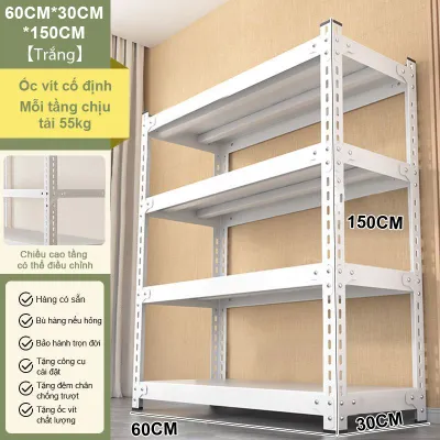 BMZAR Kệ sắt đa năng Kệ để đồ nhà bếp Mỗi lớp Kệ để đồ Điều chỉnh chiều cao Kệ sắt lỗ Kệ hàng