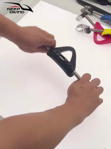 Thép không gỉ Dây đeo chân vịt tập bơi cho lặn và lặn với khóa cài có thể điều chỉnh thép chân chèo dây đeo cho thể thao dưới nước