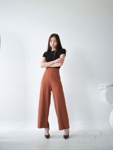 Kiyorawears - Rhea Cullotes / Celana Panjang Wanita / Celana Kulot / Casual Pants / Celana Bahan Wanita / Highwaist Pants / Celana Kerja / Korean Style