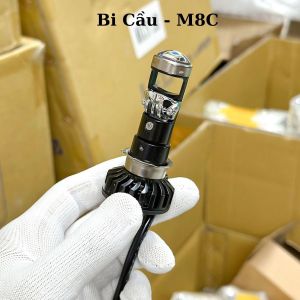 Đèn led bi cầu M8C  chân m5 Bma 35W cos trắng pha trắng