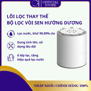 Lõi lọc nước vòi sen hướng dương IONPOLIS KOREA - Dung tích lớn khử sạch clo tàn dư lọc sạch cặn bẩn