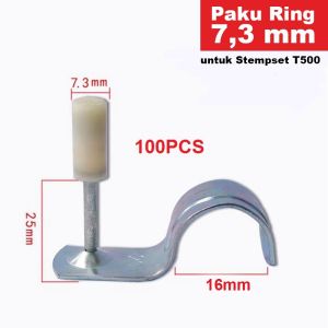 Mini Stampset T500 Mesin Stamp Alat Tembak Paku 7.3mm Beton besi keramik Baja Dinding Semen Stamset Untuk kontruksi Ramset Paku beton Paku Beton dan Plat Baja