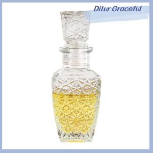 Ditur 1 Pcs Small Empty Spirit Whisky Wine Bottle 50ml Mini Alcohol Liquor Bottles With Screw Cap Whiskey Decanter