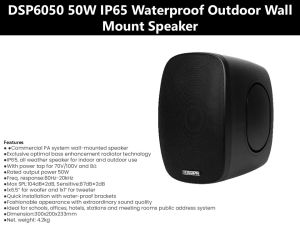 Commercial PA System Wall Mounted Speaker Model DSP6050 SP Ready Stock