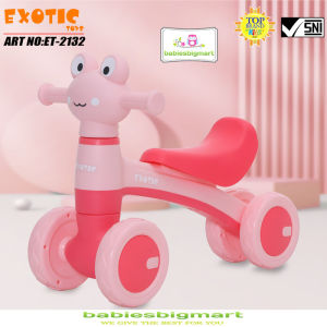 Sepeda Anak Balance Bike EXOTIC ET 2132 Keseimbangan Push Anak Ada Musik Lampu