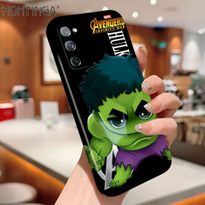 Hontinga All-inclusive Film Casing For Samsung Galaxy Note 10 Plus Note 10+ Note 9 S20 FE 5G 4G Case Korean film Phone Case Superhero Cartoon Iron Man Hulk Back Casing lens Protector Design Hard Cases Shockproof Shell Full Cover Casing For Girls
