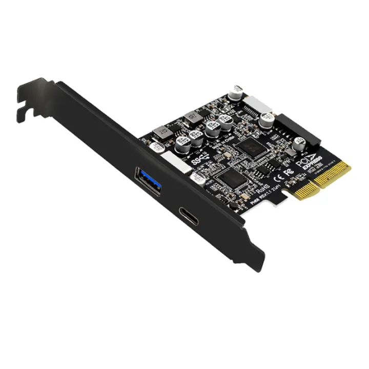 [ben ]Desktop 10Gbps for PCIe to USB 3.2 Gen 2 Hub Card 4 Port Adapter ...