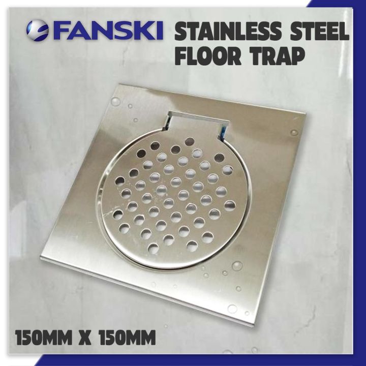 [HOT ETFHNHNM 150] CP-500 15cm x 15cm Stainless Steel Floor Trap Cover ...