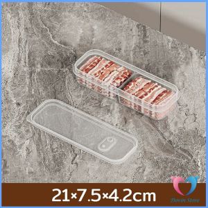 D.S. กล่องเก็บอาหารสด แบ่งเป็นช่อง กล่องเก็บอาหารในตู้เย็น พร้อมฝาปิด คงความสดใหม่ของอาหาร food storage box